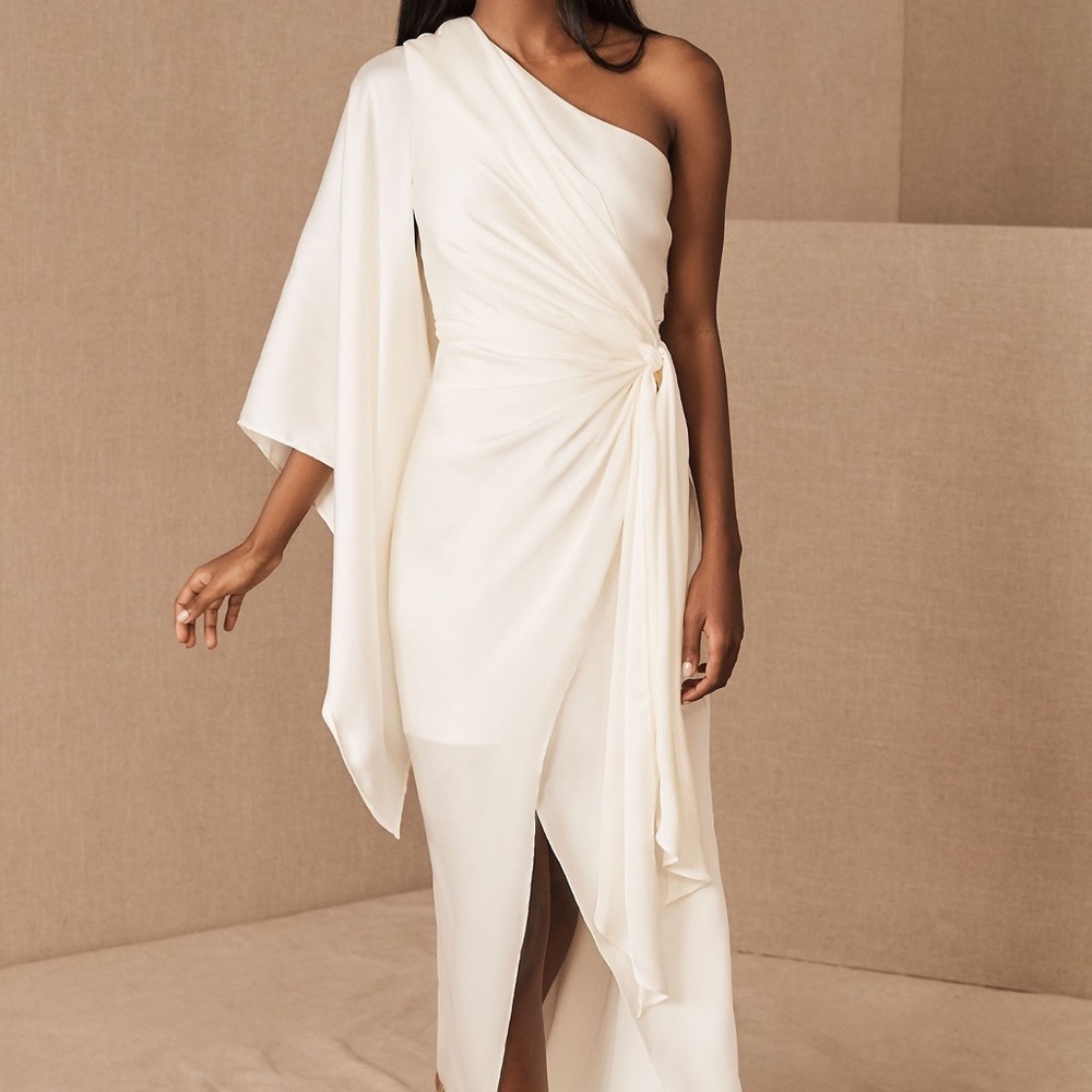 White silk size 2 dress from BHLDN (never worn)